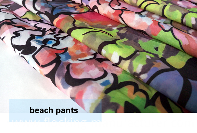 Small MOQ New Design Printed Beachwear/ Casual Garment Fabric